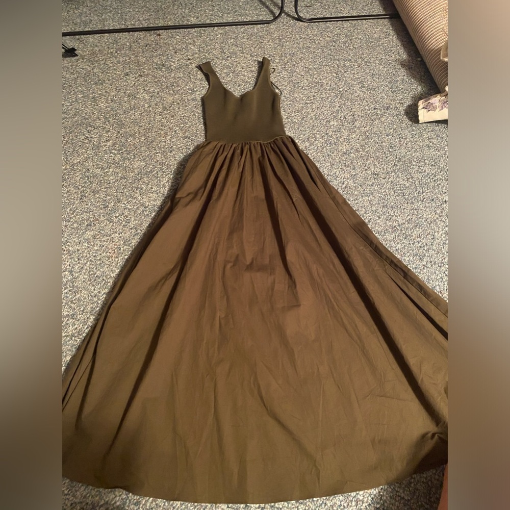 Olive color sundress